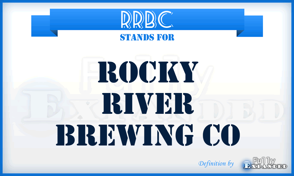 RRBC - Rocky River Brewing Co