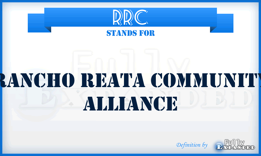 RRC - Rancho Reata Community Alliance