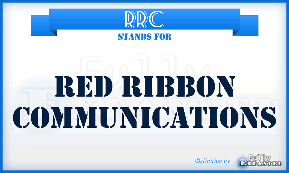 RRC - Red Ribbon Communications