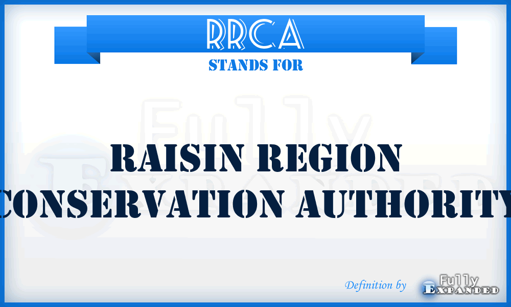 RRCA - Raisin Region Conservation Authority