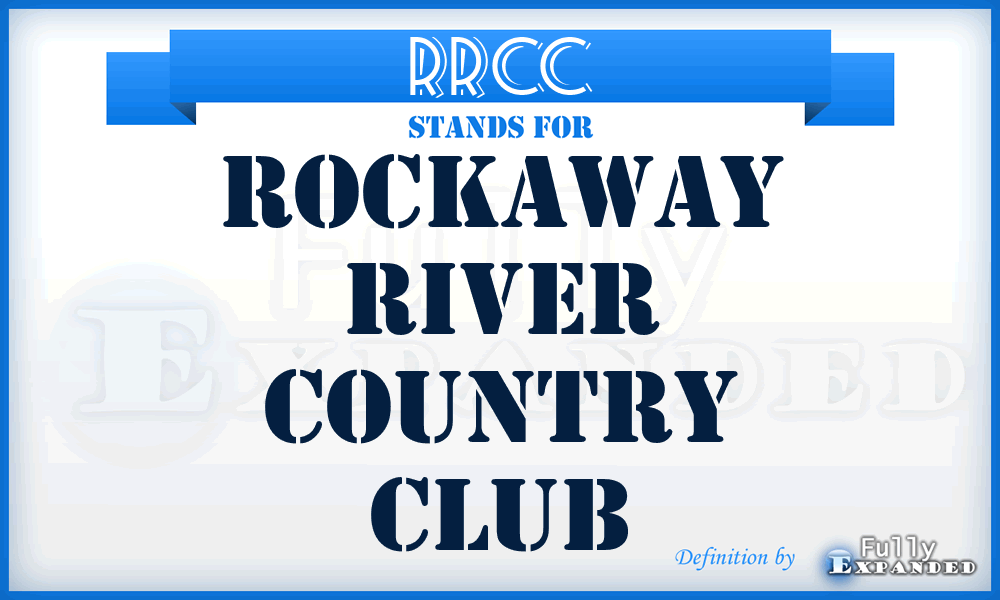 RRCC - Rockaway River Country Club
