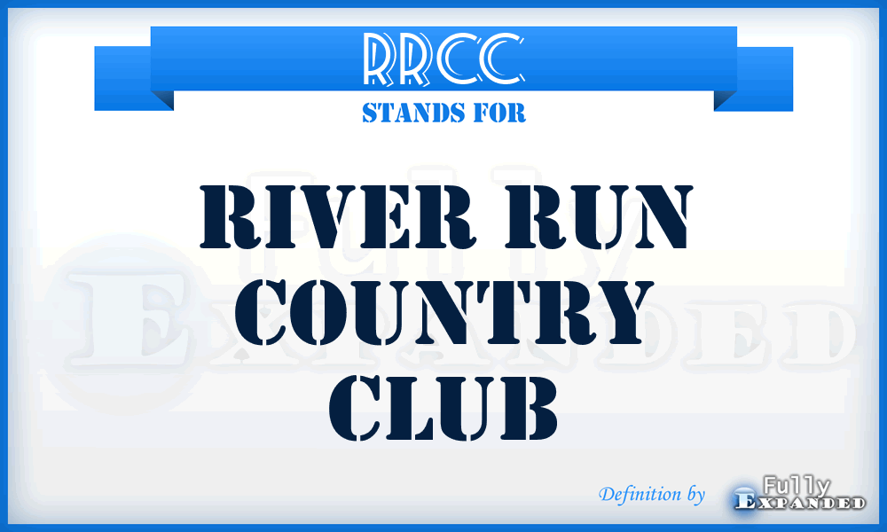 RRCC - River Run Country Club