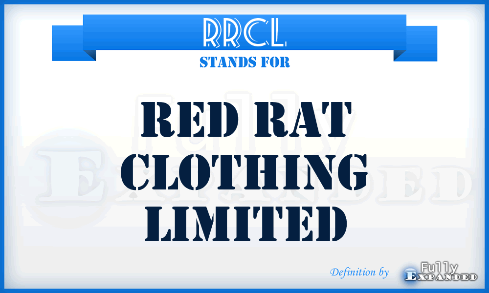RRCL - Red Rat Clothing Limited
