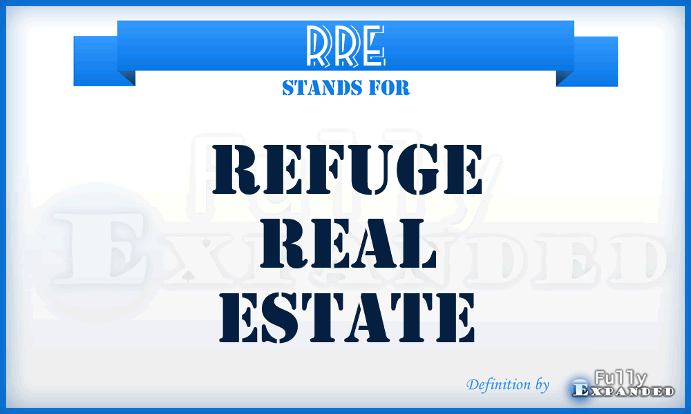 RRE - Refuge Real Estate