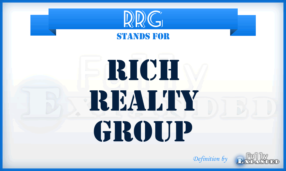 RRG - Rich Realty Group