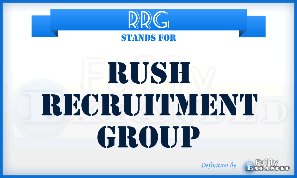 RRG - Rush Recruitment Group