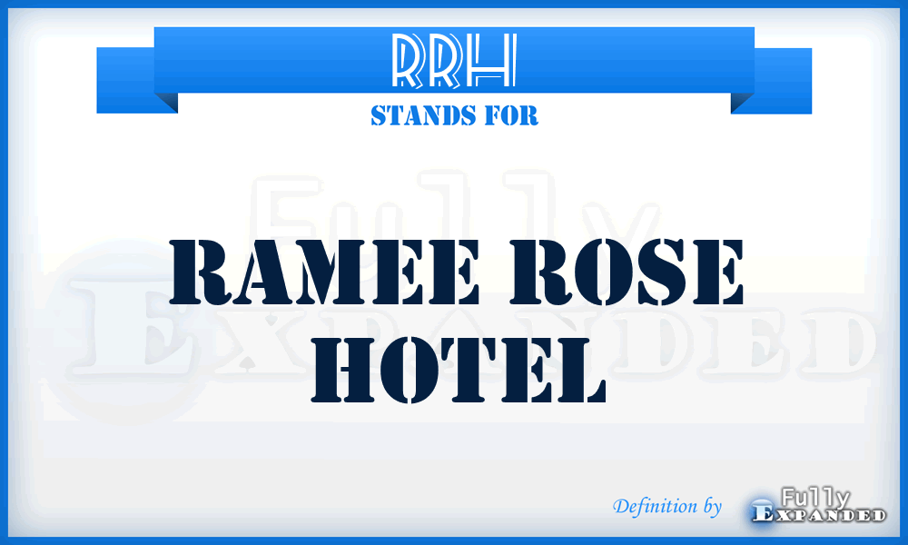 RRH - Ramee Rose Hotel