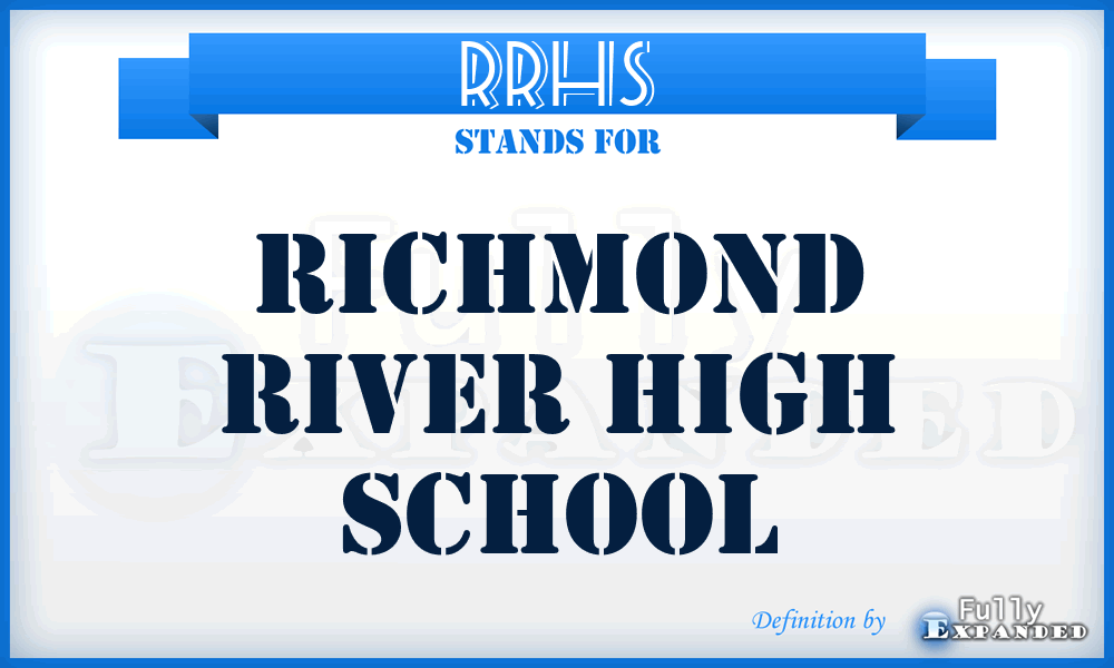 RRHS - Richmond River High School
