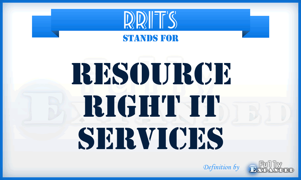 RRITS - Resource Right IT Services