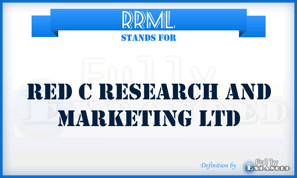 RRML - Red c Research and Marketing Ltd
