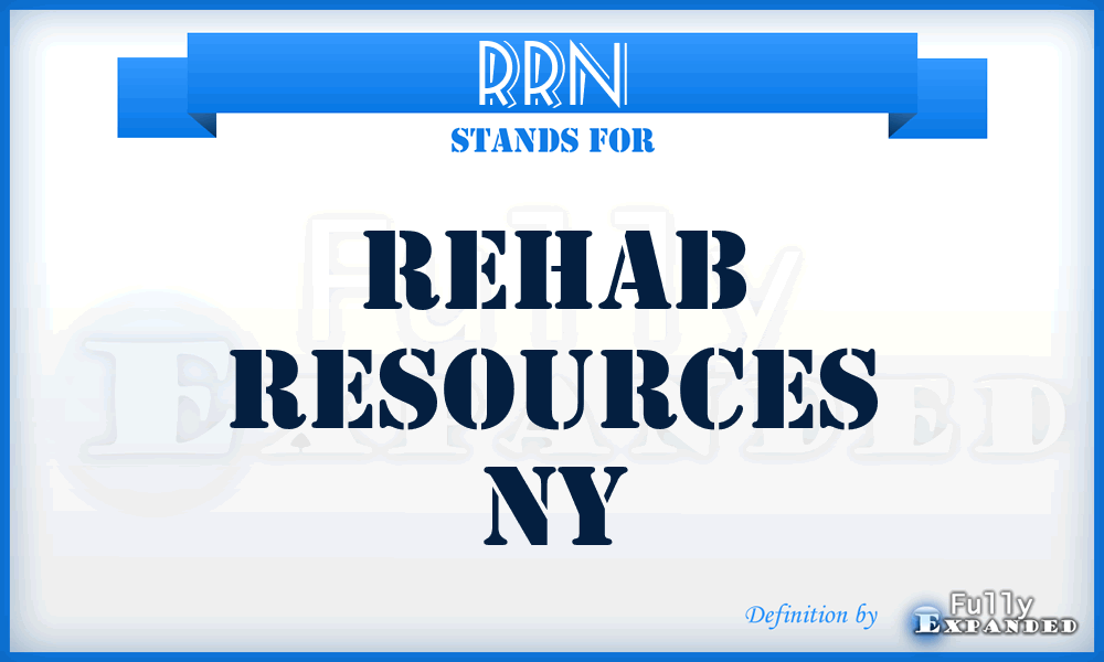 RRN - Rehab Resources Ny