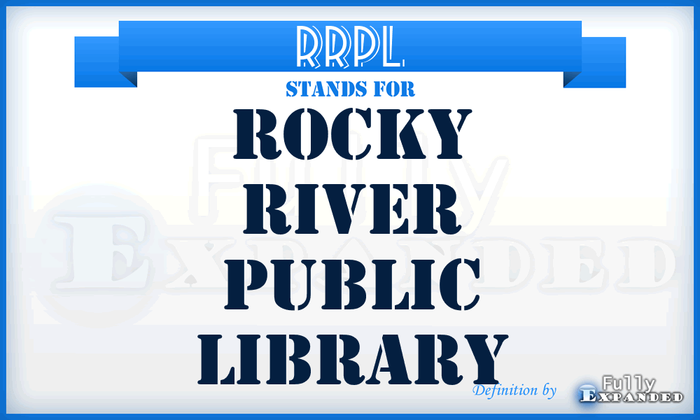 RRPL - Rocky River Public Library