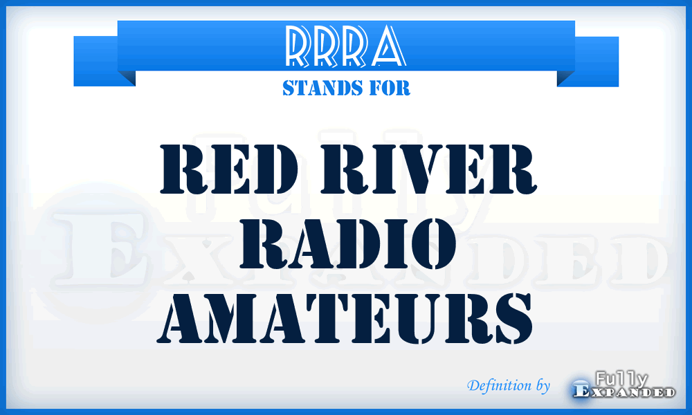 RRRA - Red River Radio Amateurs