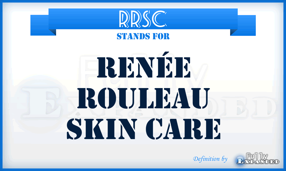 RRSC - Renée Rouleau Skin Care