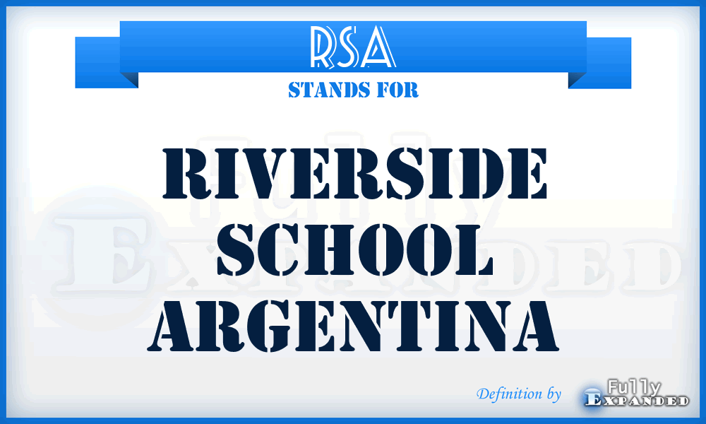 RSA - Riverside School Argentina