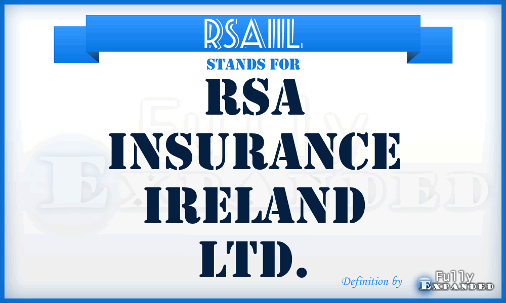 RSAIIL - RSA Insurance Ireland Ltd.