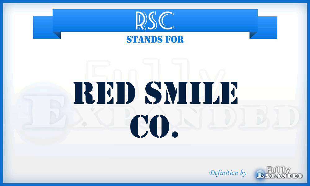 RSC - Red Smile Co.