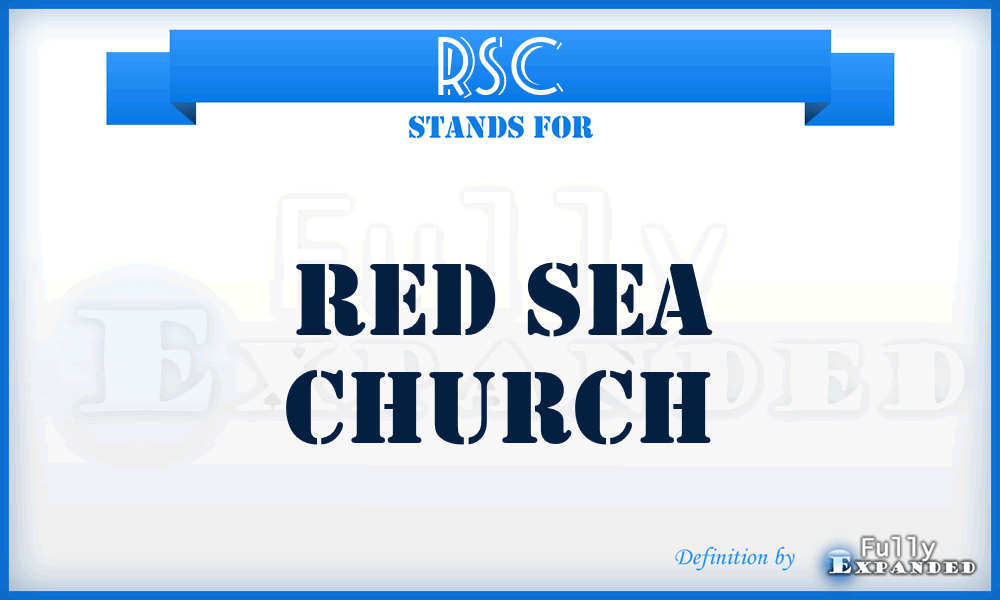 RSC - Red Sea Church