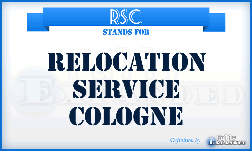 RSC - Relocation Service Cologne
