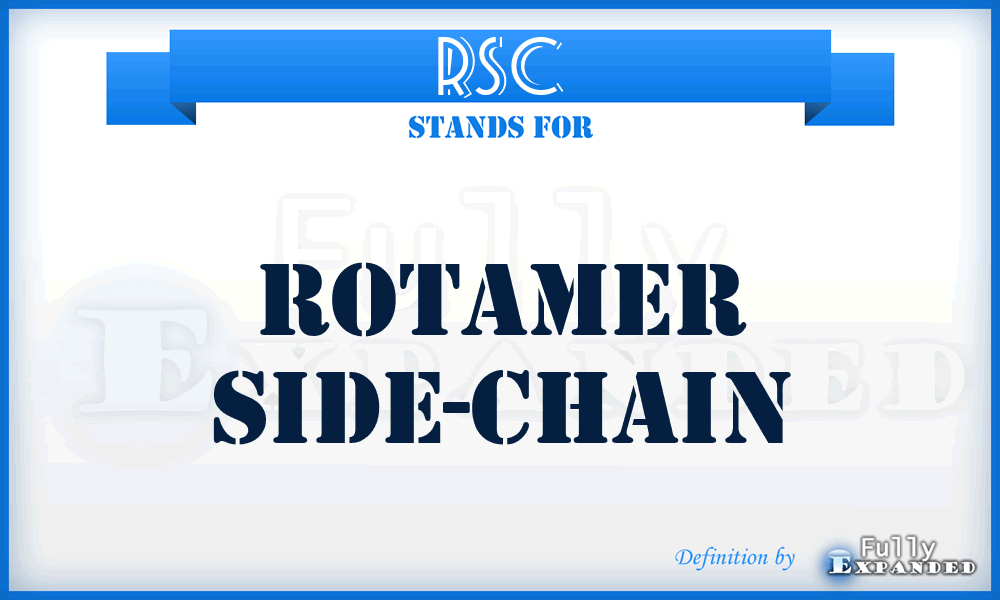 RSC - Rotamer Side-Chain