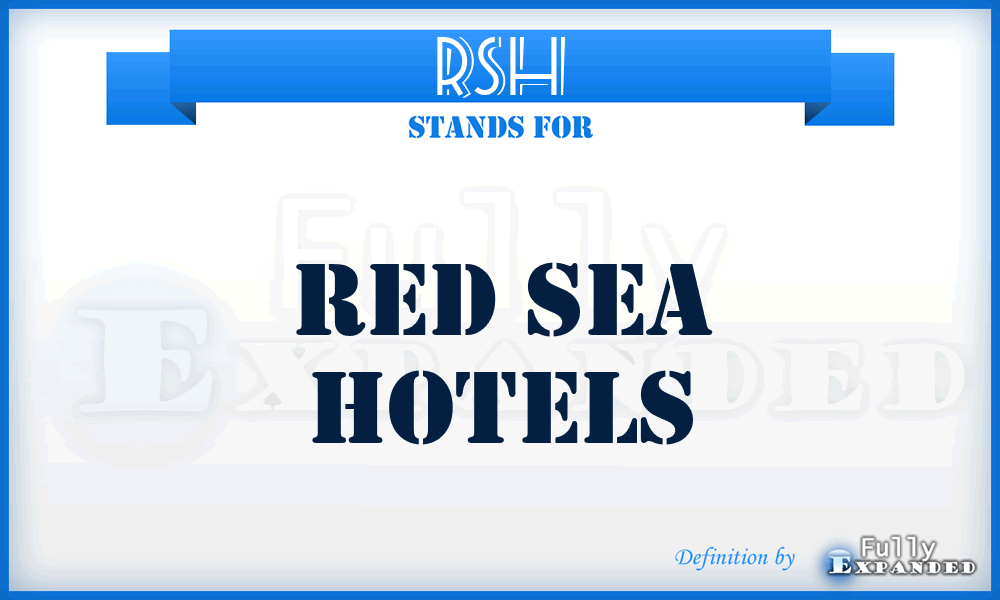 RSH - Red Sea Hotels