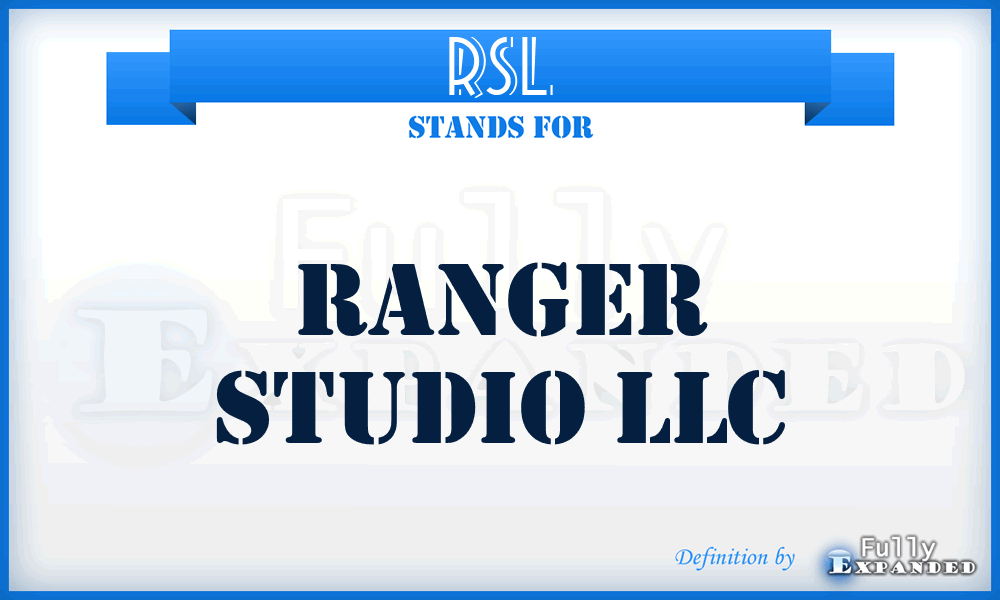 RSL - Ranger Studio LLC