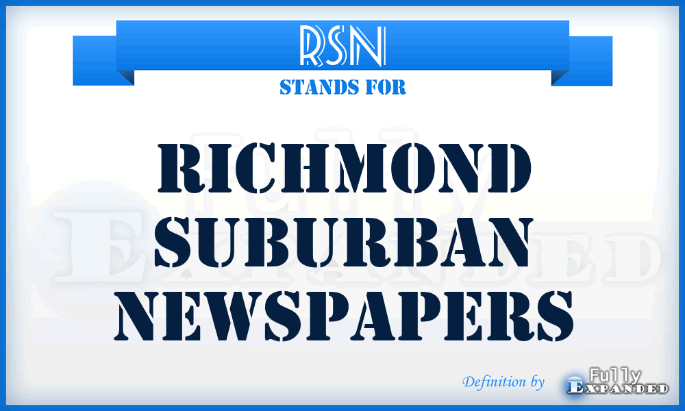 RSN - Richmond Suburban Newspapers