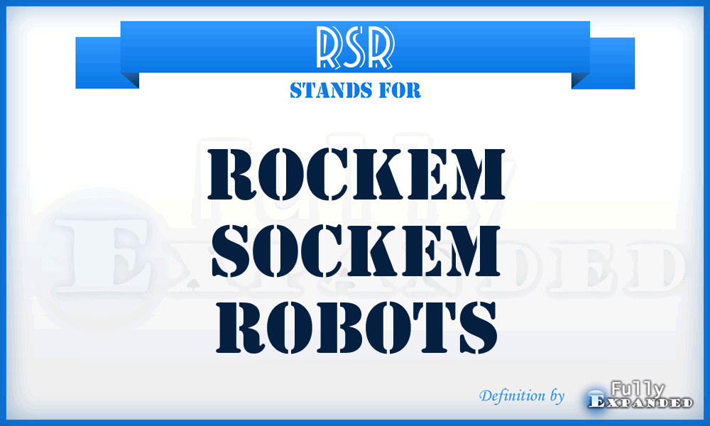 RSR - Rockem Sockem Robots