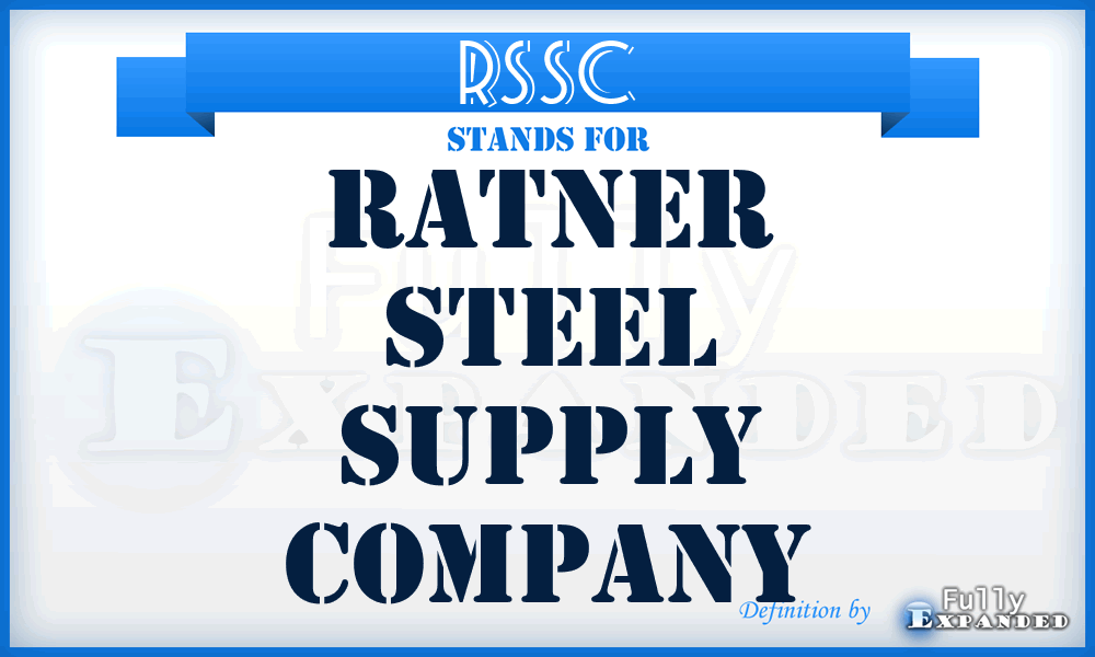 RSSC - Ratner Steel Supply Company