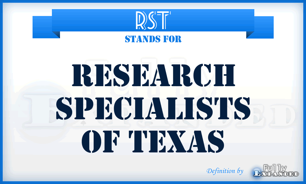 RST - Research Specialists of Texas