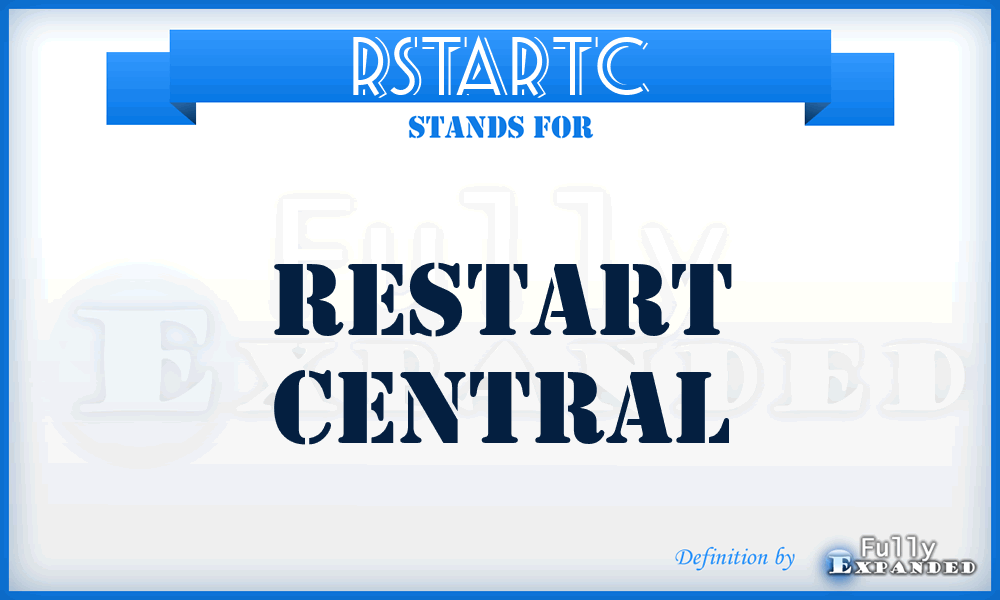 RSTARTC - ReSTART Central