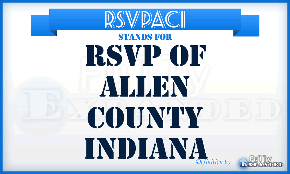 RSVPACI - RSVP of Allen County Indiana