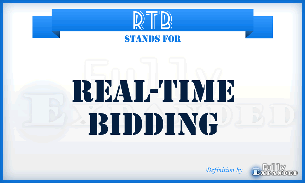 RTB - Real-Time Bidding