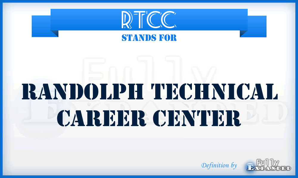 RTCC - Randolph Technical Career Center