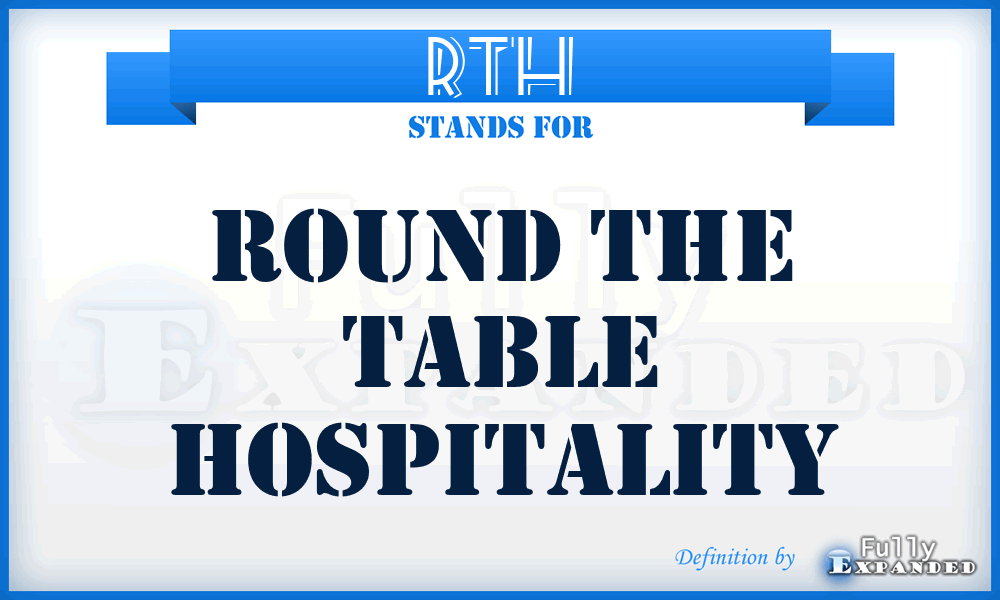 RTH - Round the Table Hospitality