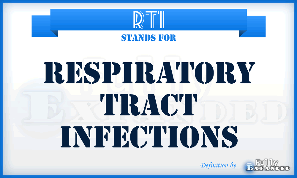 RTI - Respiratory Tract Infections