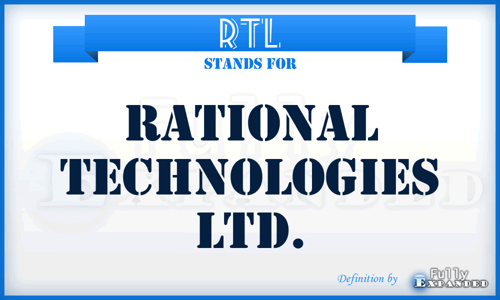 RTL - Rational Technologies Ltd.