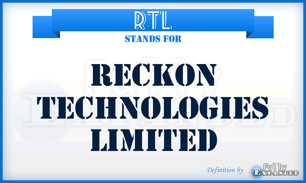 RTL - Reckon Technologies Limited