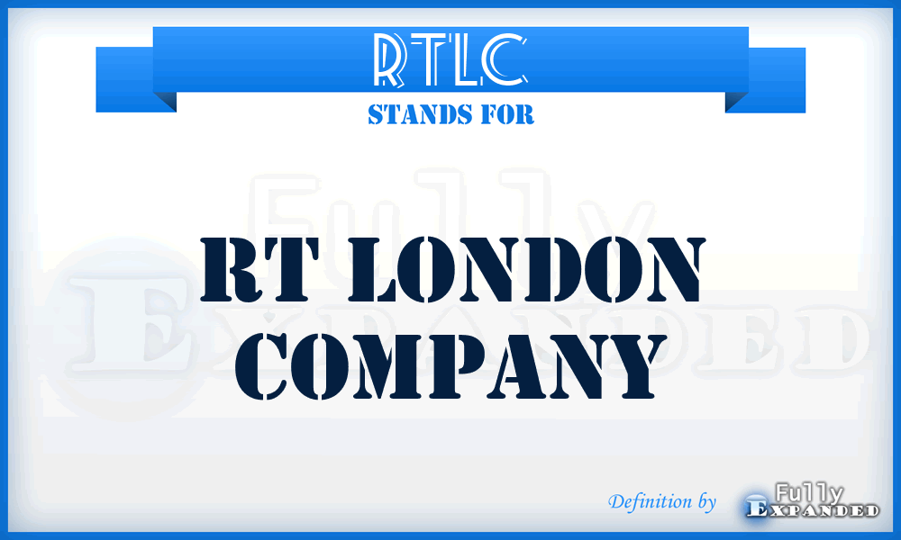 RTLC - RT London Company