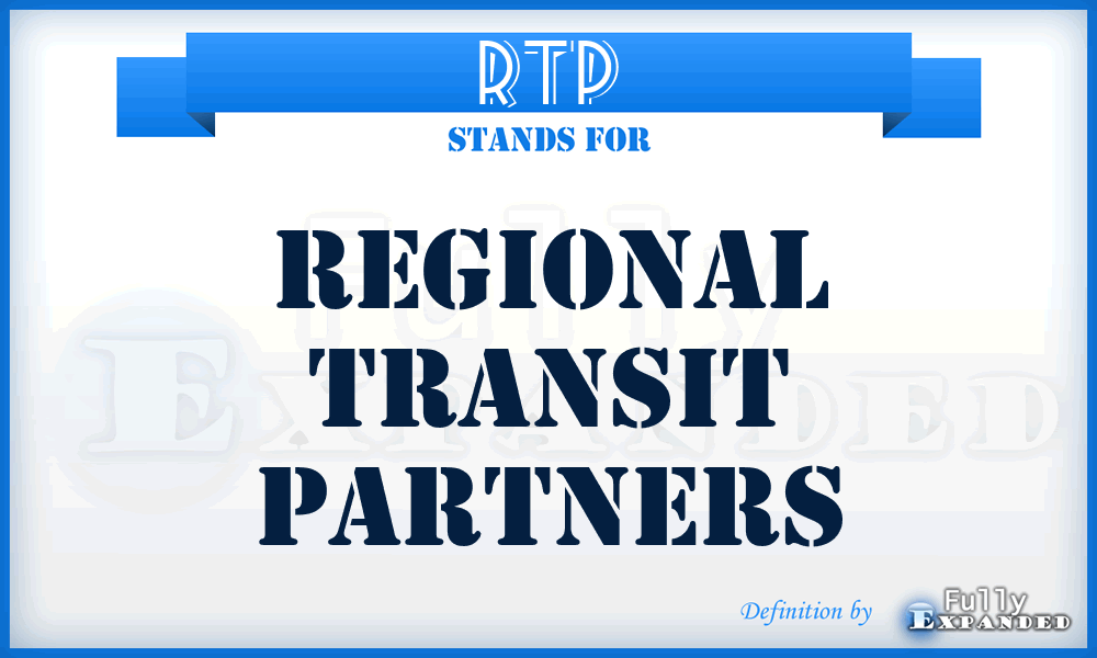 RTP - Regional Transit Partners