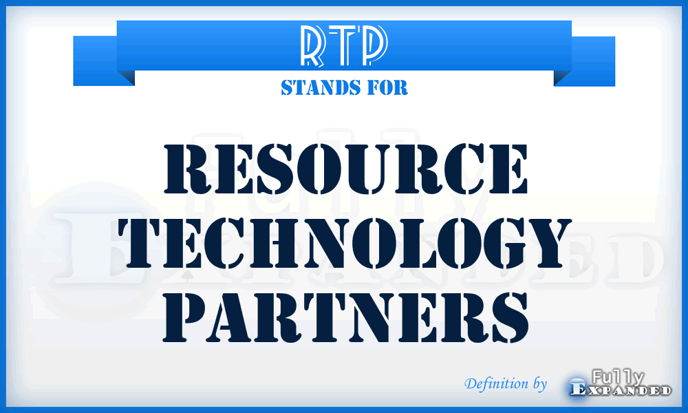 RTP - Resource Technology Partners