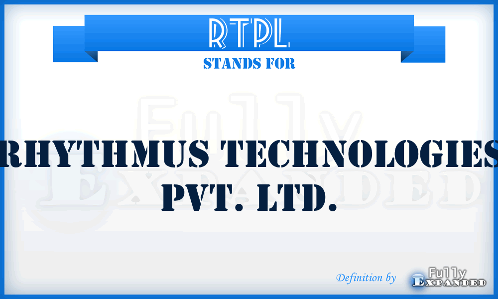 RTPL - Rhythmus Technologies Pvt. Ltd.