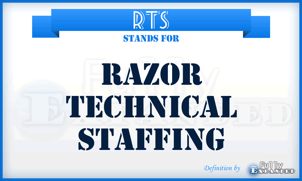 RTS - Razor Technical Staffing