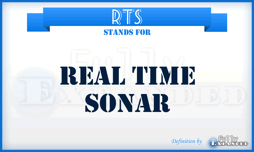 RTS - Real Time Sonar