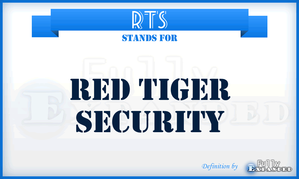 RTS - Red Tiger Security