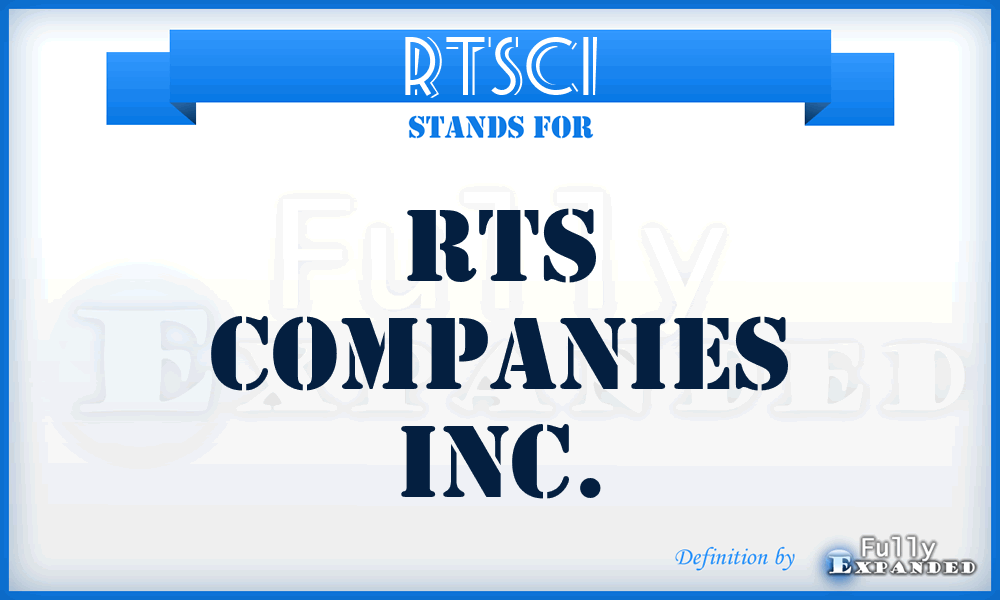 RTSCI - RTS Companies Inc.