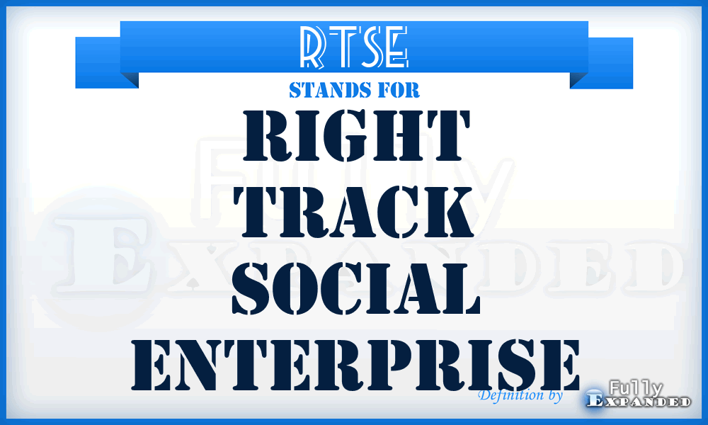 RTSE - Right Track Social Enterprise