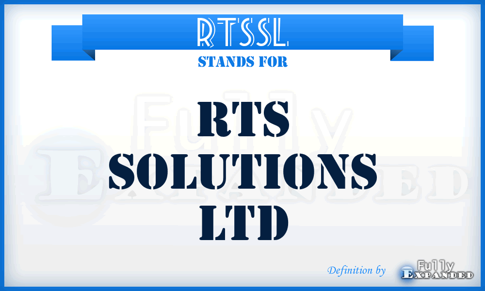 RTSSL - RTS Solutions Ltd