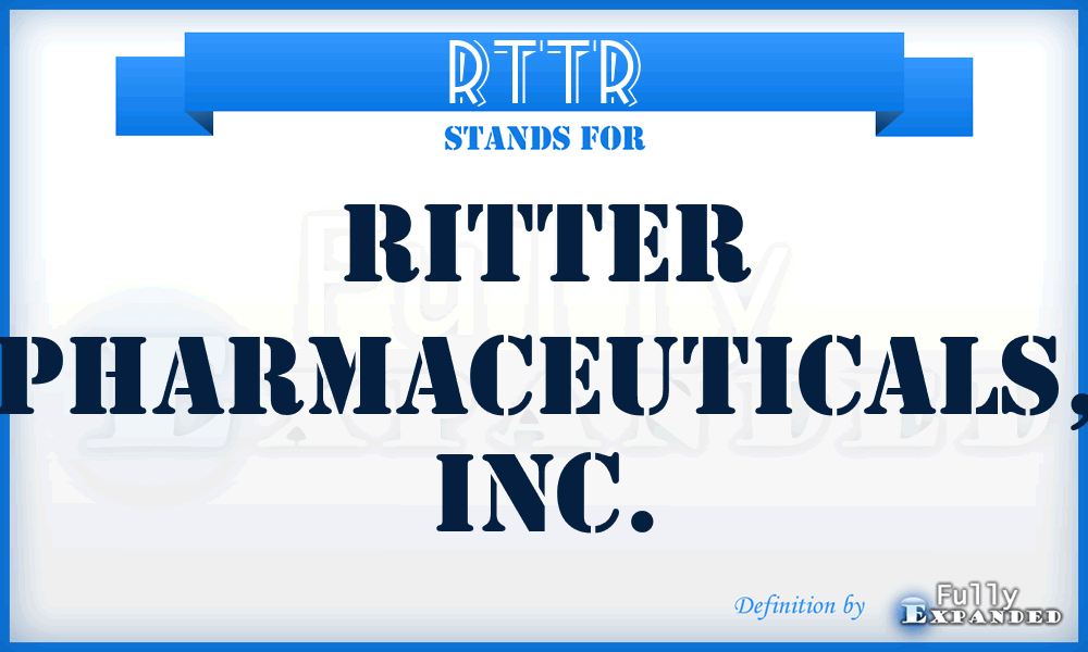 RTTR - Ritter Pharmaceuticals, Inc.