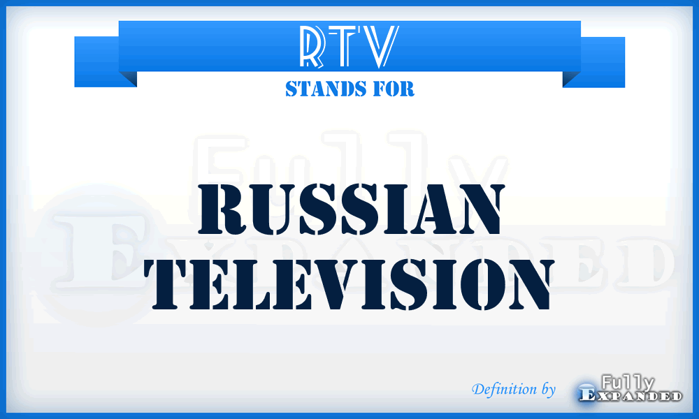 RTV - Russian TeleVision